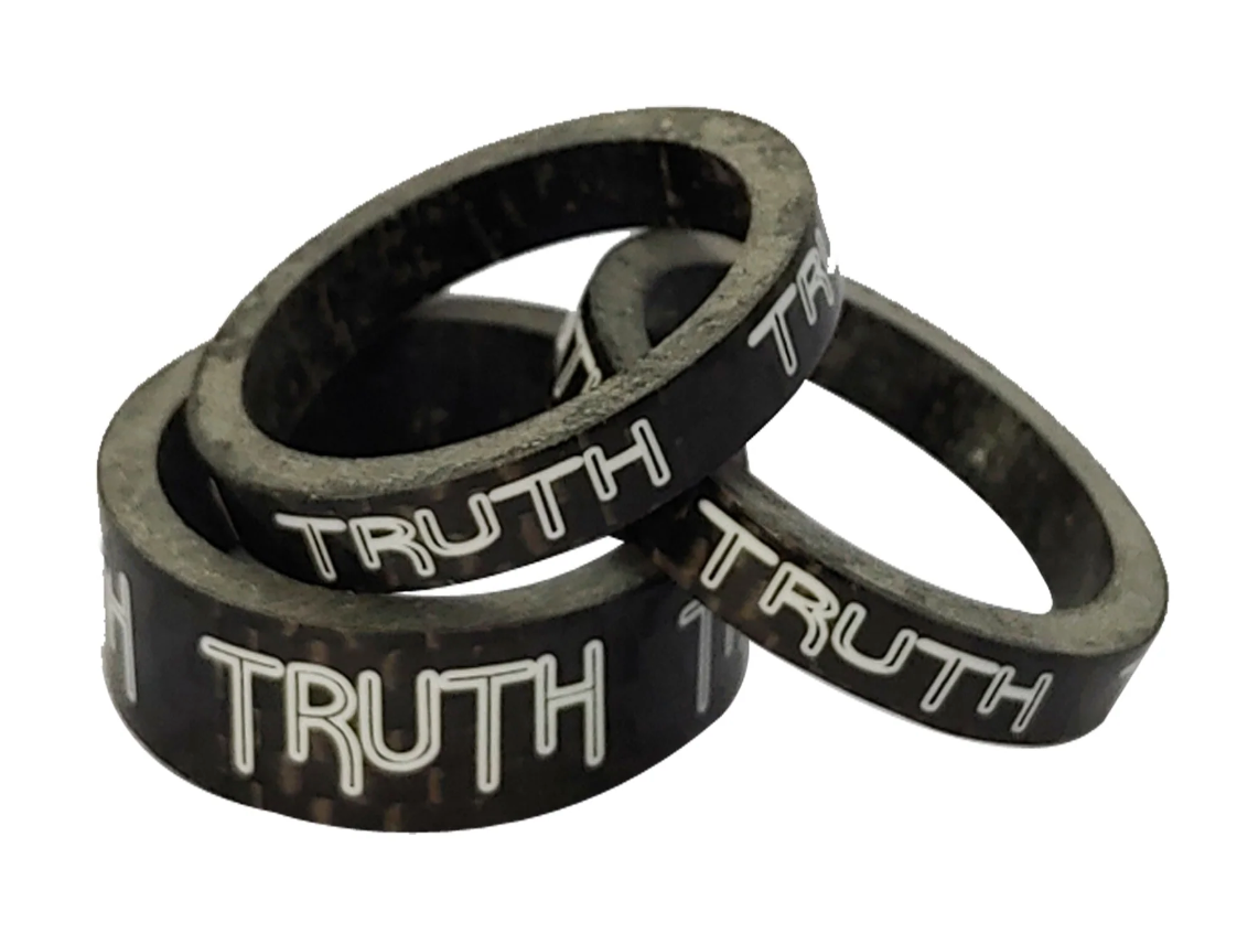 TRUTH 1-1/8" CARBON BMX HEADSET SPACERS